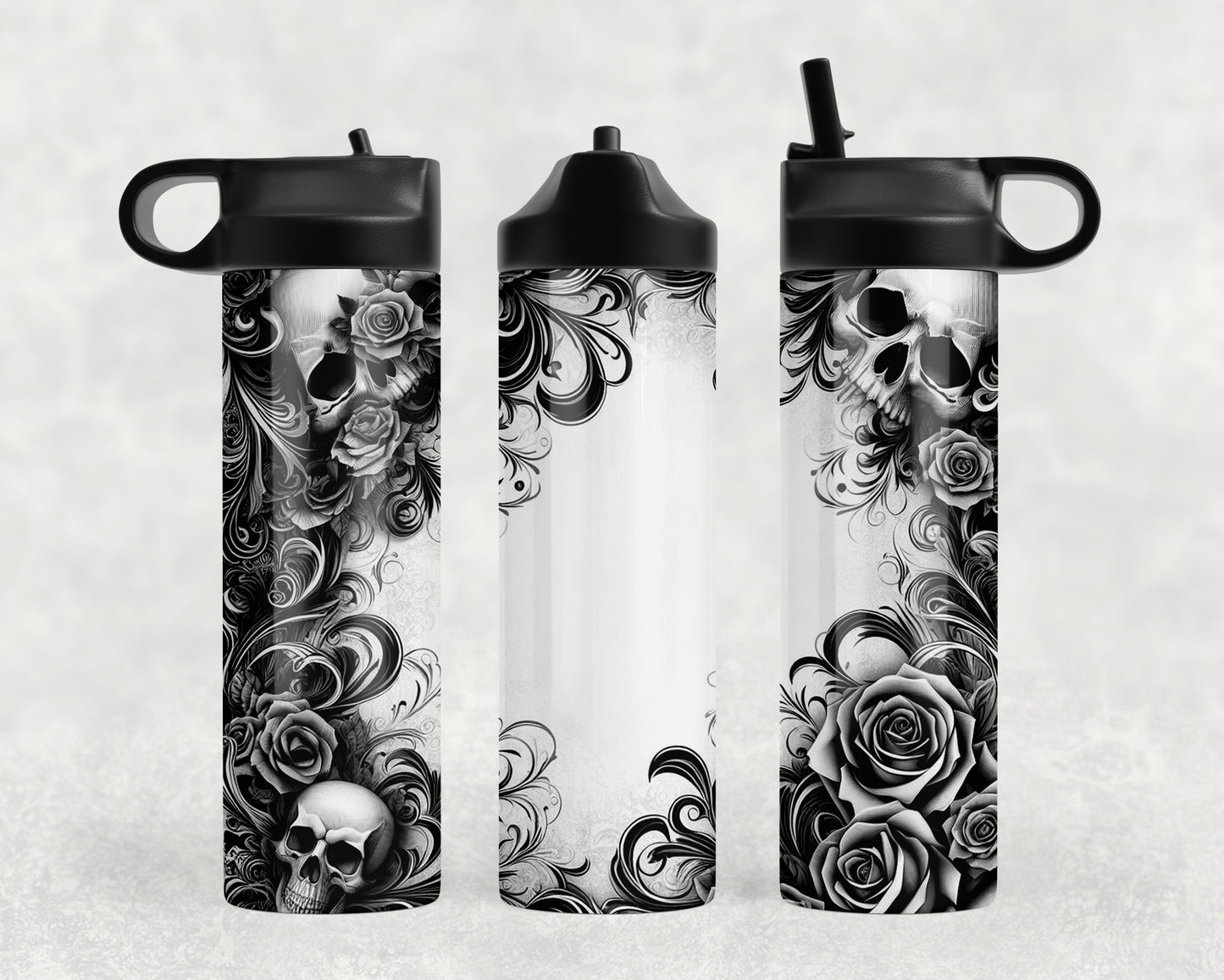 Skulls Water Bottle - 137