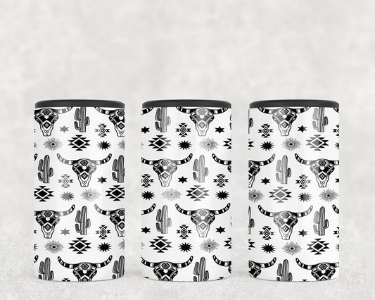 Western Mini Skulls 5-in-1 Can Hugger Tumbler - 1380