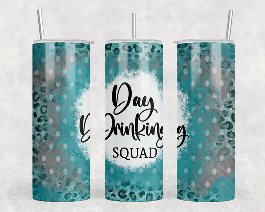 Funny Day Drinking Squad 20oz Skinny Tumbler - 1382