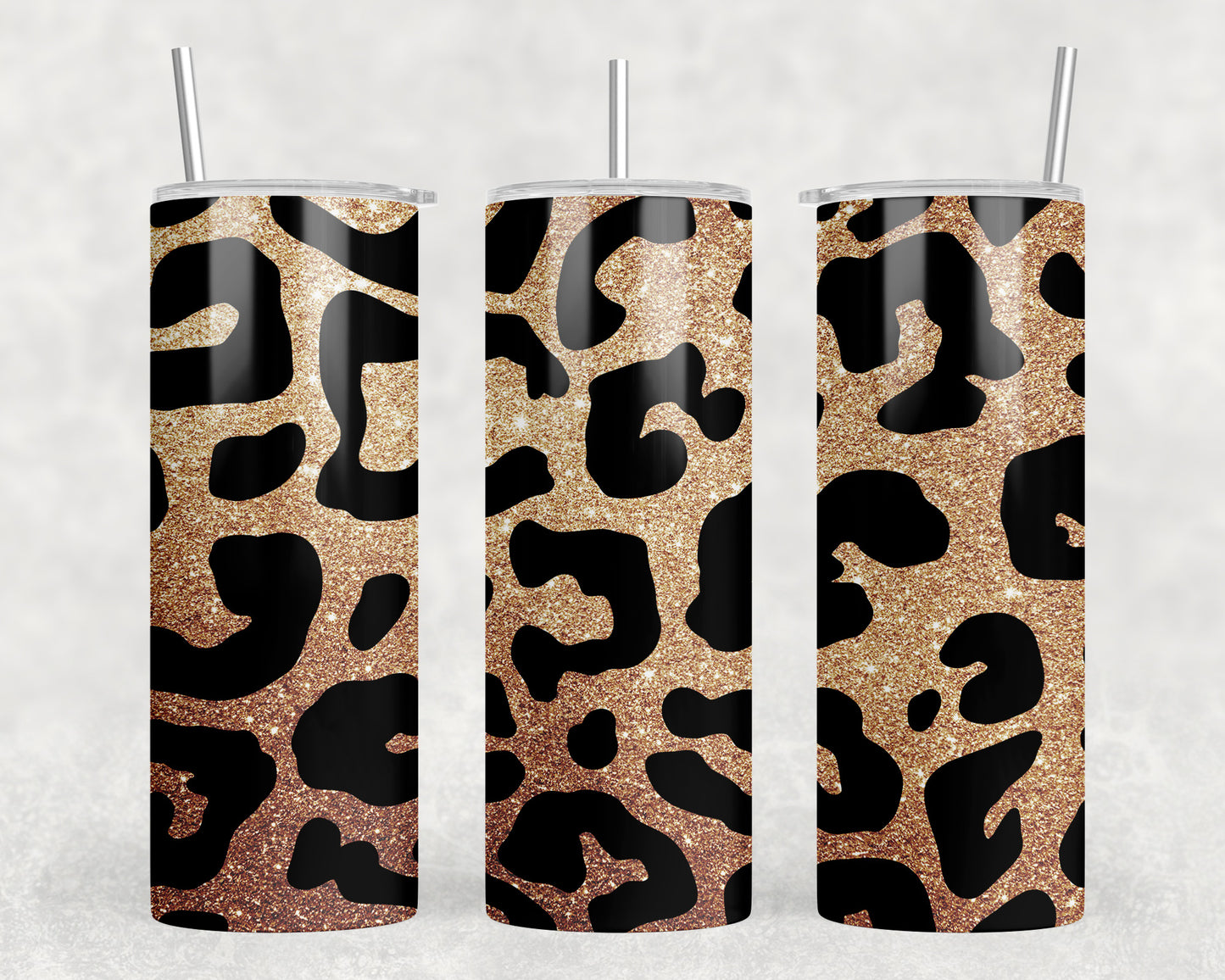 Leopard Print 20oz Skinny Tumbler - 1389