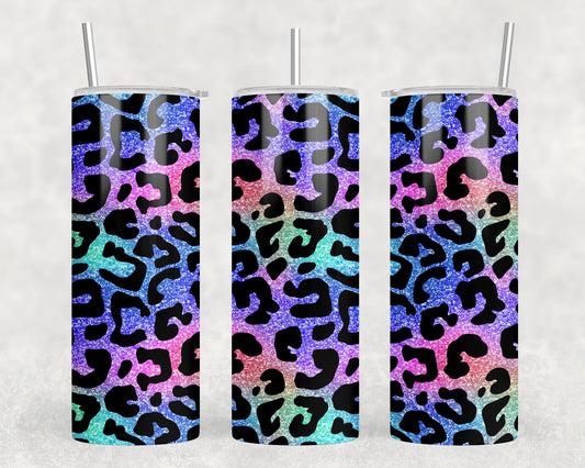 Leopard Print 20oz Skinny Tumbler - 1393