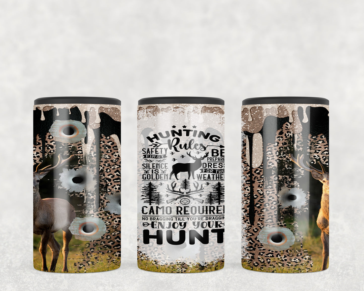 Deer Hunting 5-in-1 Can Hugger Tumbler - 1395