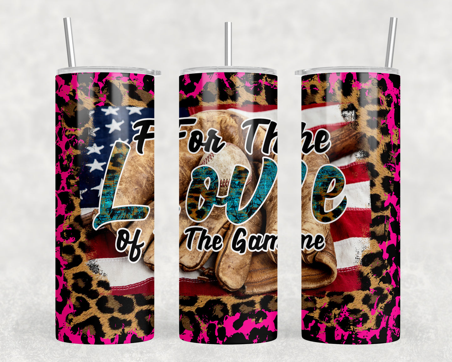 Baseball 20oz Skinny Tumbler - 1403