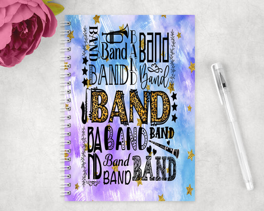 Band Spiral Lined A5 Journal - 1406