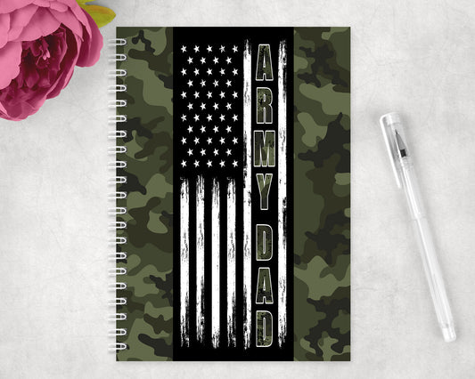 Army Dad Spiral Lined A5 Journal - 1407