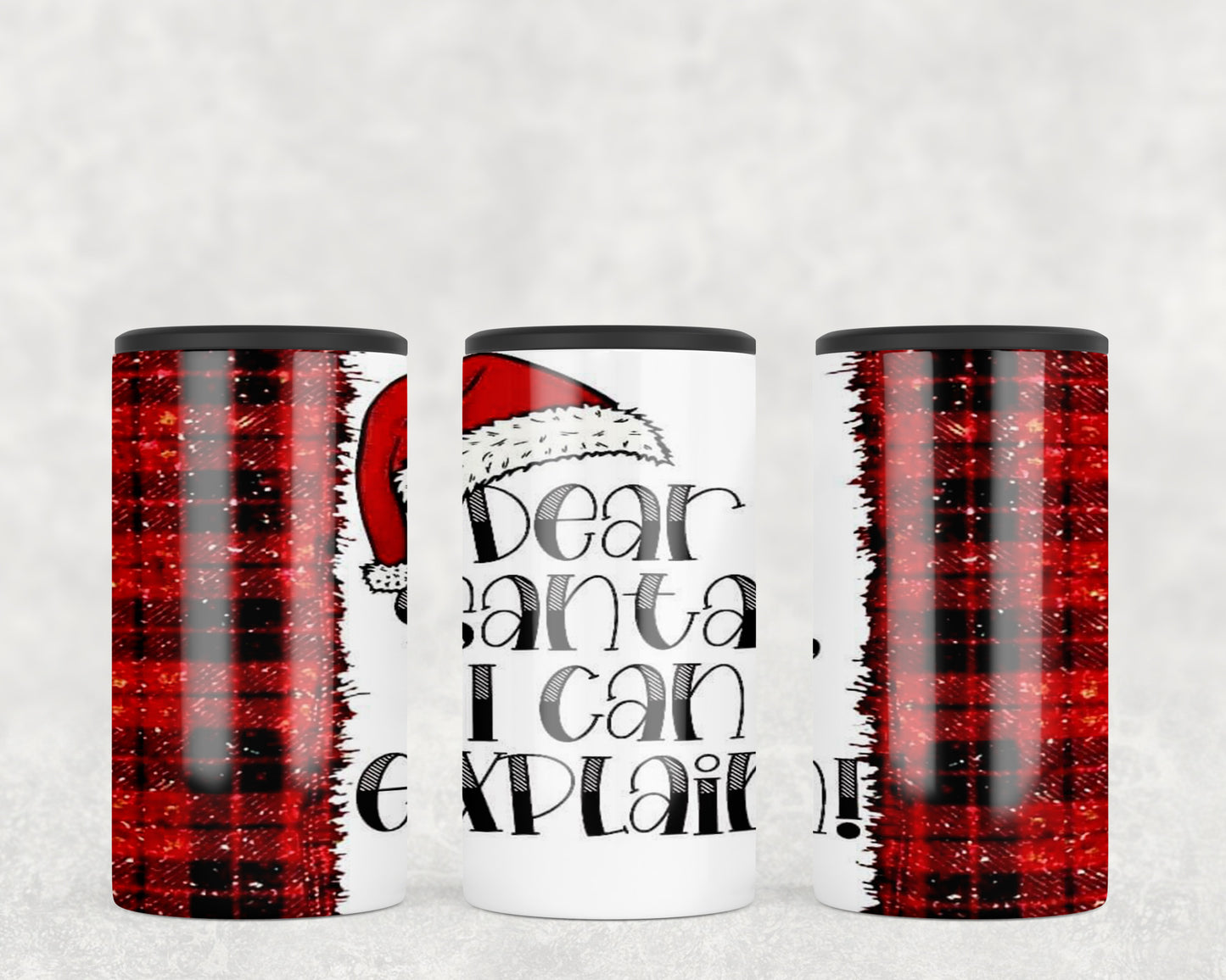 Funny Christmas 5-in-1 Can Hugger Tumbler - 1412