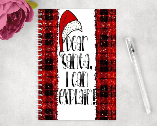 Funny Christmas Spiral Lined A5 Journal - 1412