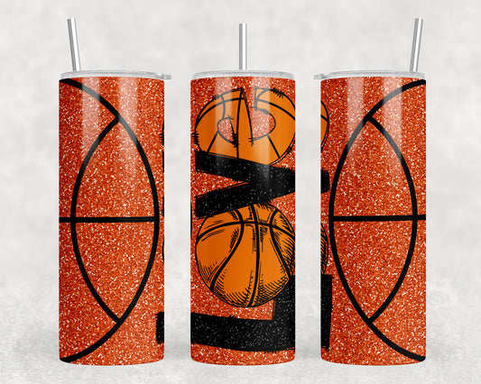 Basketball 20oz Skinny Tumbler - 1413