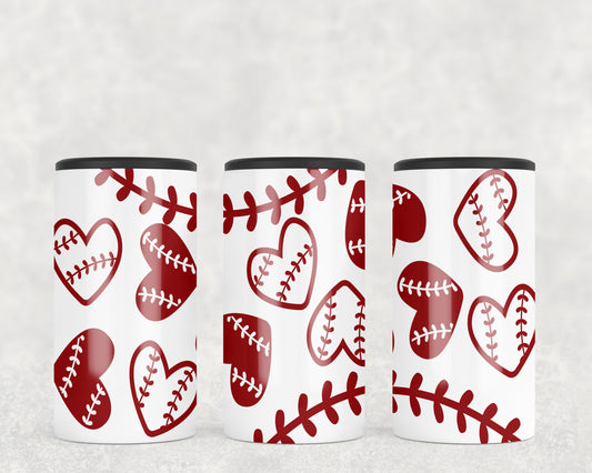 Baseball Hearts 5-in-1 Can Hugger Tumbler - 1416