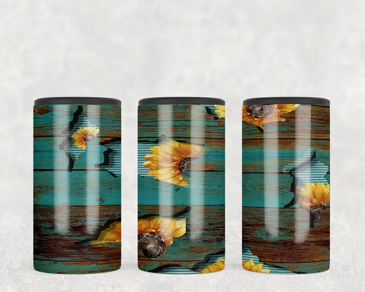 Rustic Sunflowers 5-in-1 Can Hugger Tumbler - 1418