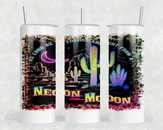 Country Music Neon Moon 20oz Skinny Tumbler - 1419