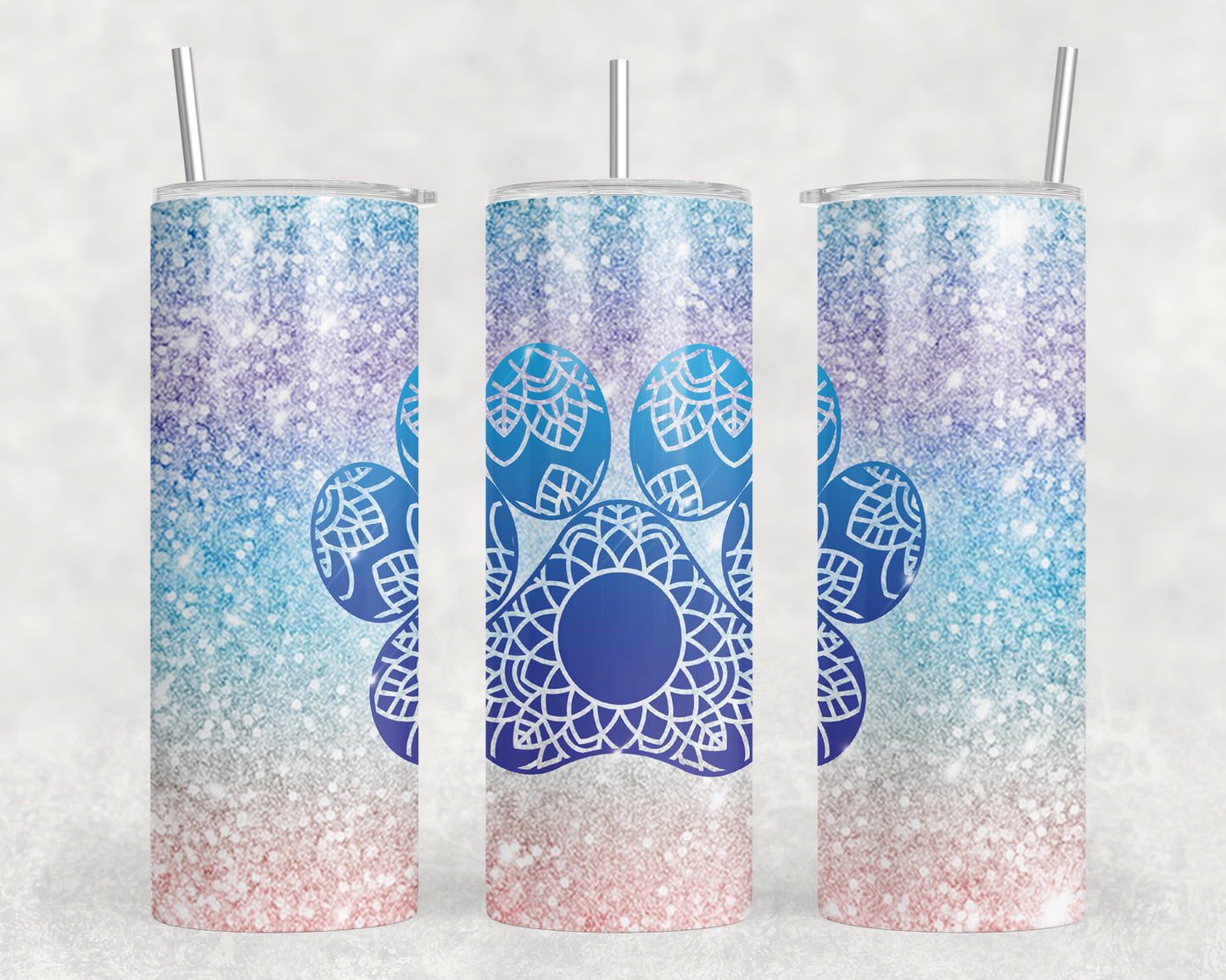 Aztec Paw Print 20oz Skinny Tumbler - 1427