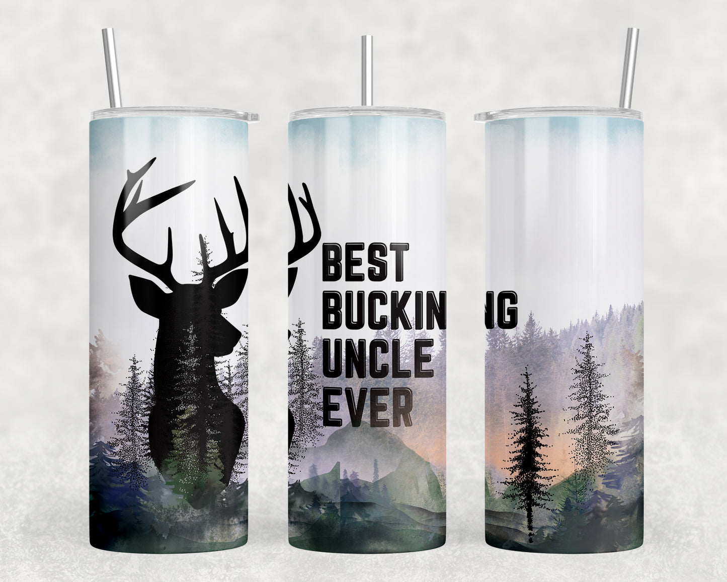 Best Uncle Buck 20oz Skinny Tumbler - 1435