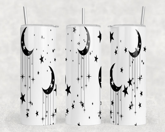 Moon and Stars 20oz Skinny Tumbler - 1444