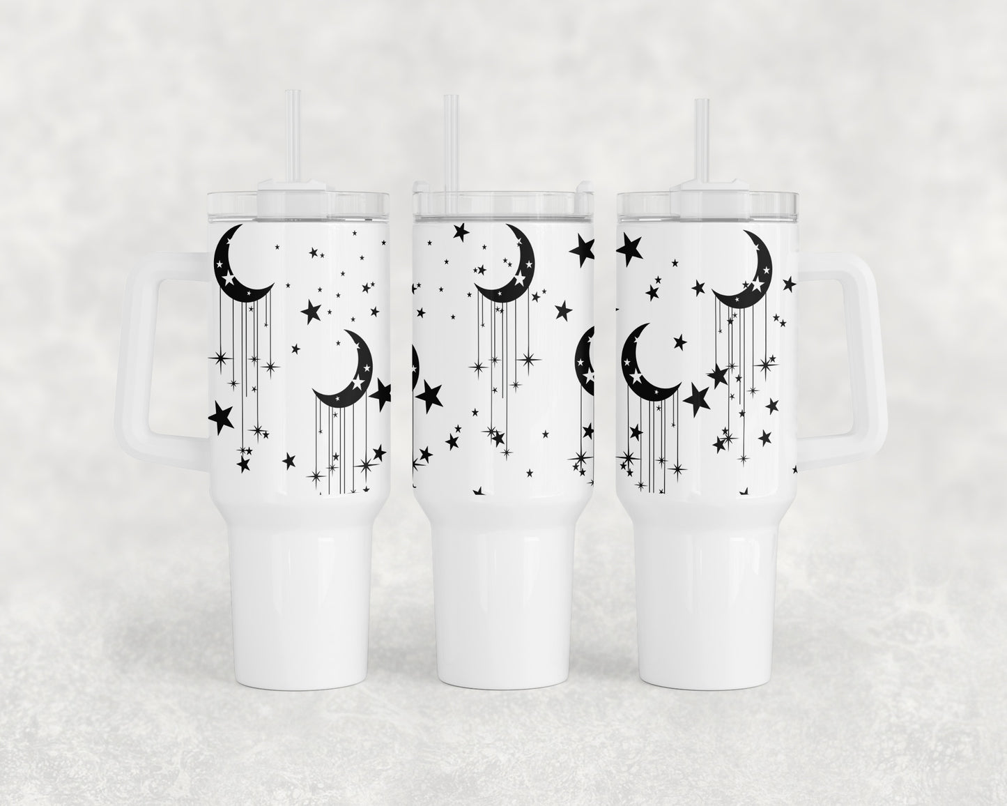 Moon and Stars 40oz Tumbler - 1444