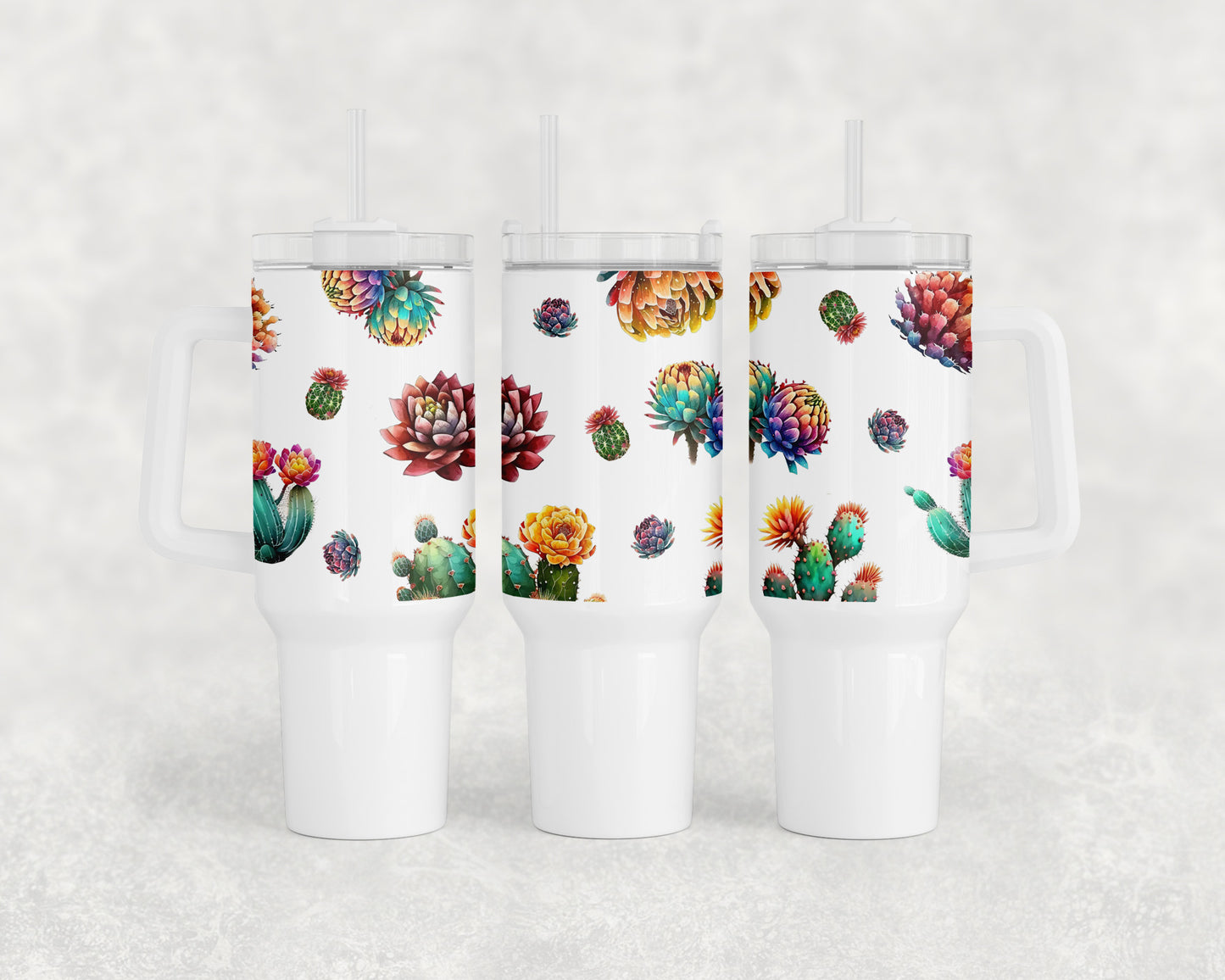 Succulents 40oz Tumbler - 1446