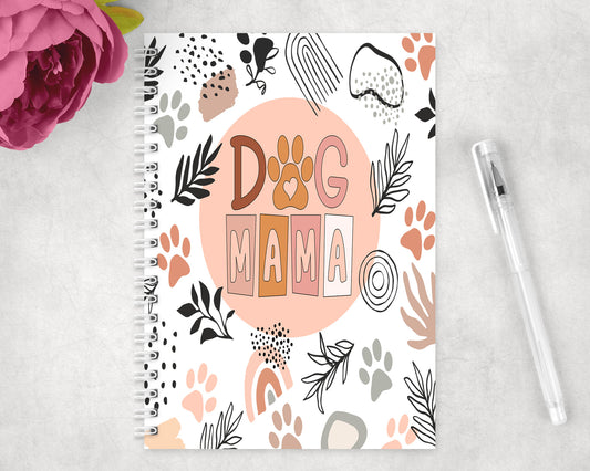 Dog Mama Spiral Lined A5 Journal - 1447