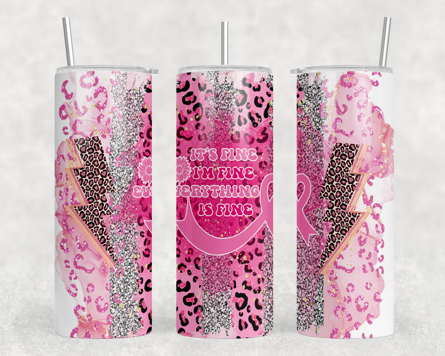 Breast Cancer Awareness 20oz Skinny Tumbler - 1448