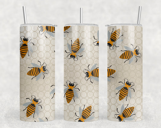 Bees 20oz Skinny Tumbler - 1451