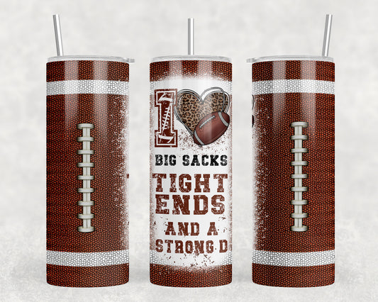 Funny Football 20oz Skinny Tumbler - 145