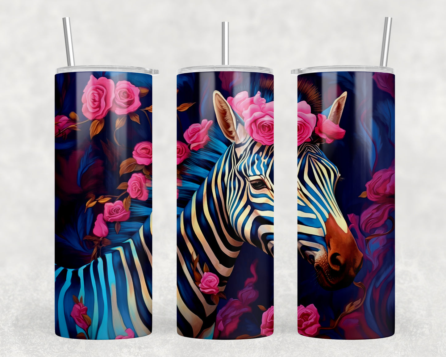 Zebra 20oz Skinny Tumbler - 1468