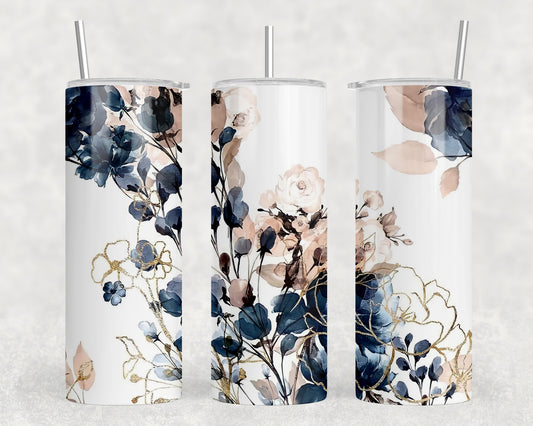 Floral 20oz Skinny Tumbler - 1475