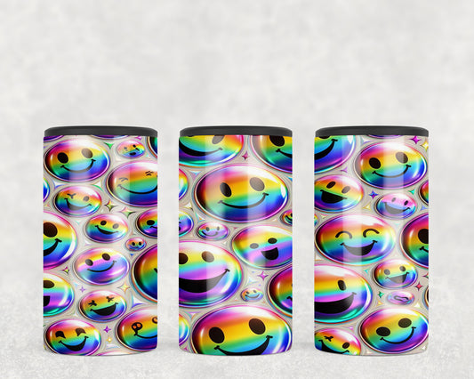 Rainbow Smiley 5-in-1 Can Hugger Tumbler - 147