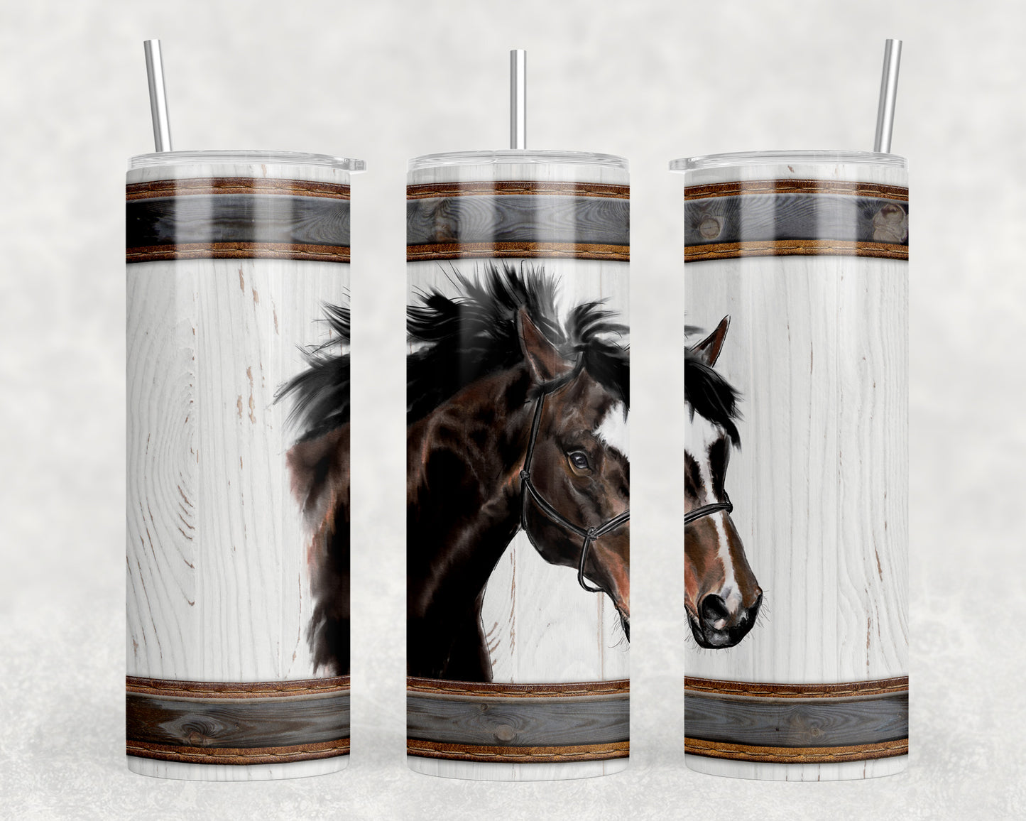 Horse 20oz Skinny Tumbler - 1481