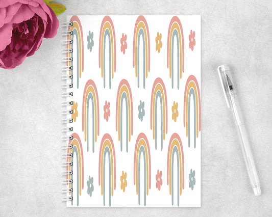 Rainbows Spiral Lined A5 Journal - 1489