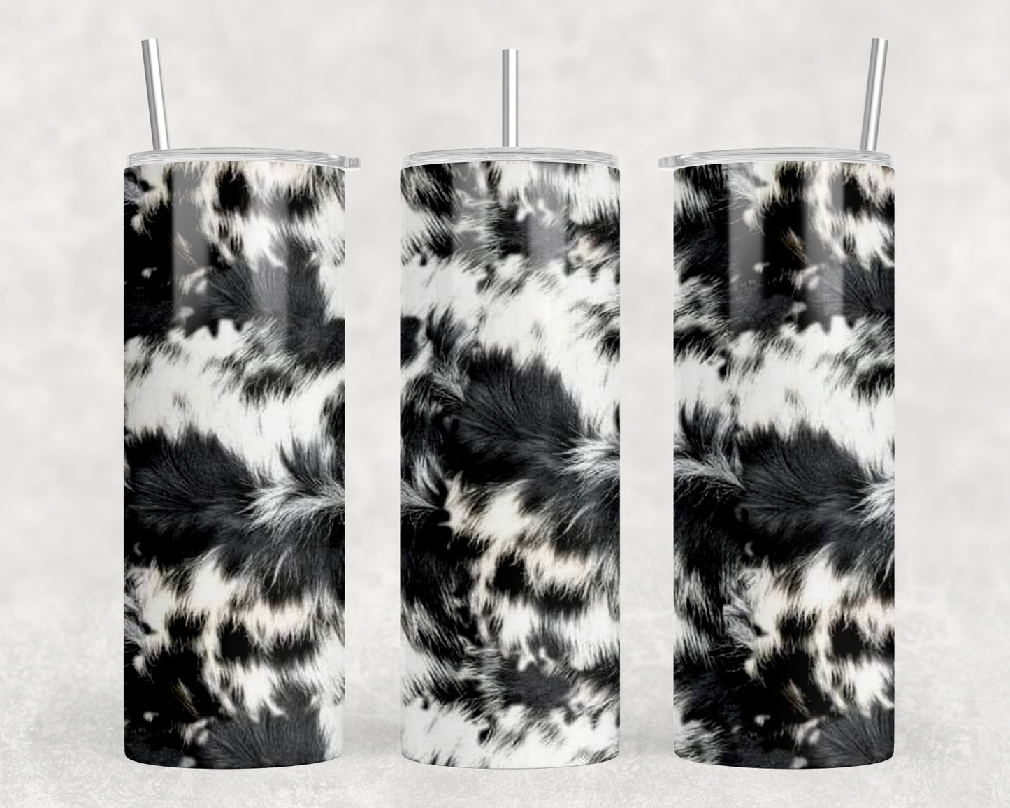 Printed Cowhide 20oz Skinny Tumbler - 1490