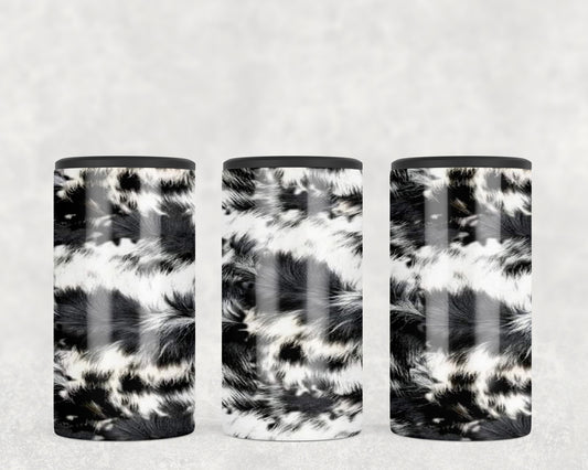 Printed Cowhide 5-in-1 Can Hugger Tumbler - 1490