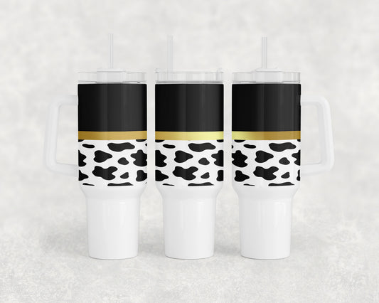 Cow Print 40oz Tumbler - 1504