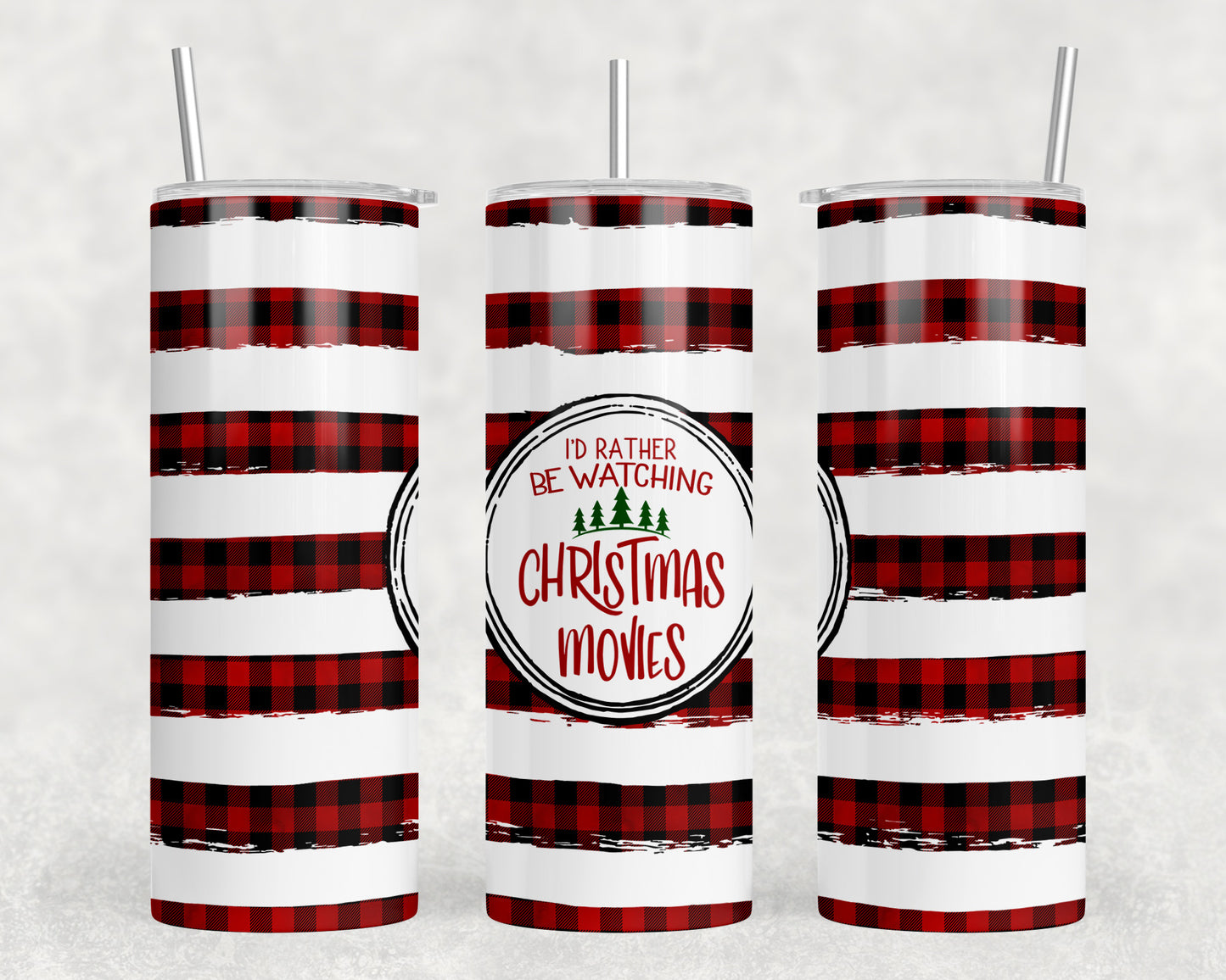 Christmas Movies 20oz Skinny Tumbler - 1506