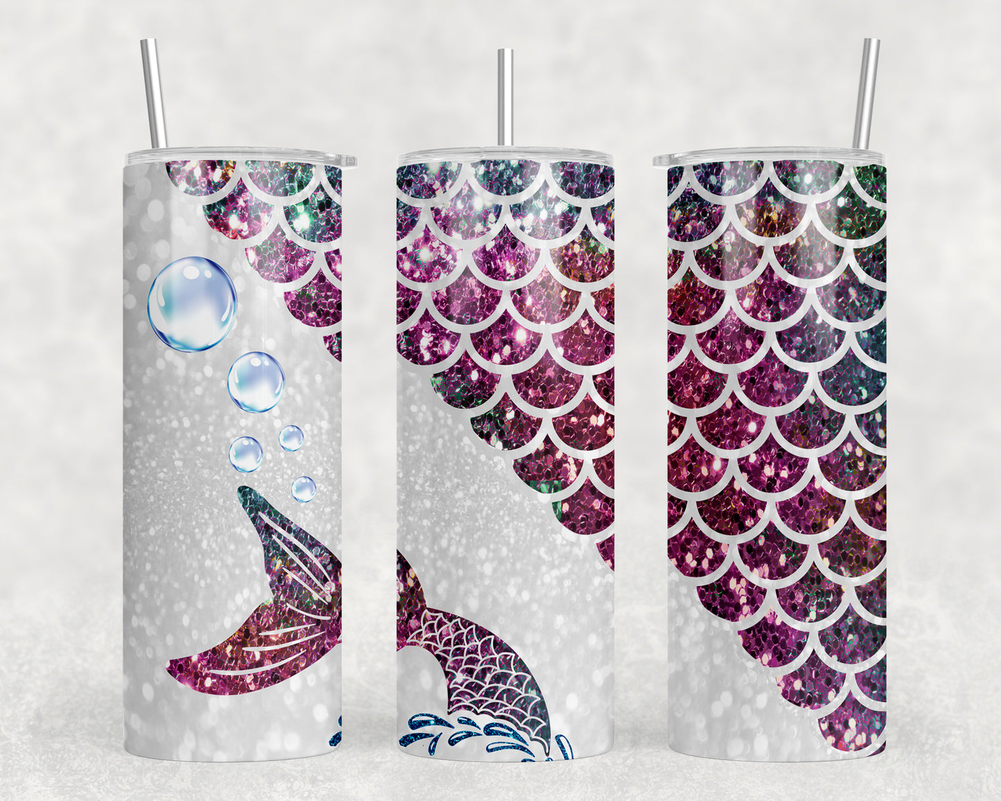 Mermaid 20oz Skinny Tumbler - 1507