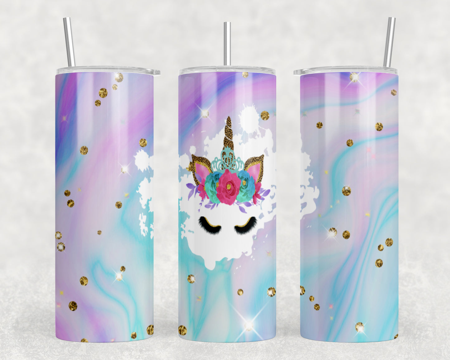 Unicorn 20oz Skinny Tumbler - 1508