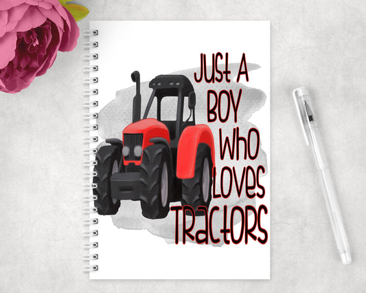 Tractors Spiral Lined A5 Journal - 1510