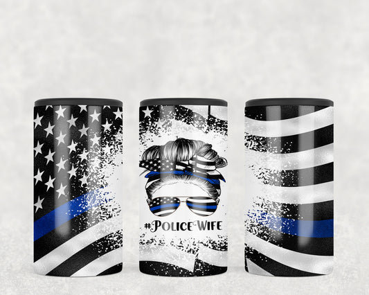 Police Wife 5-in-1 Can Hugger Tumbler - 1517