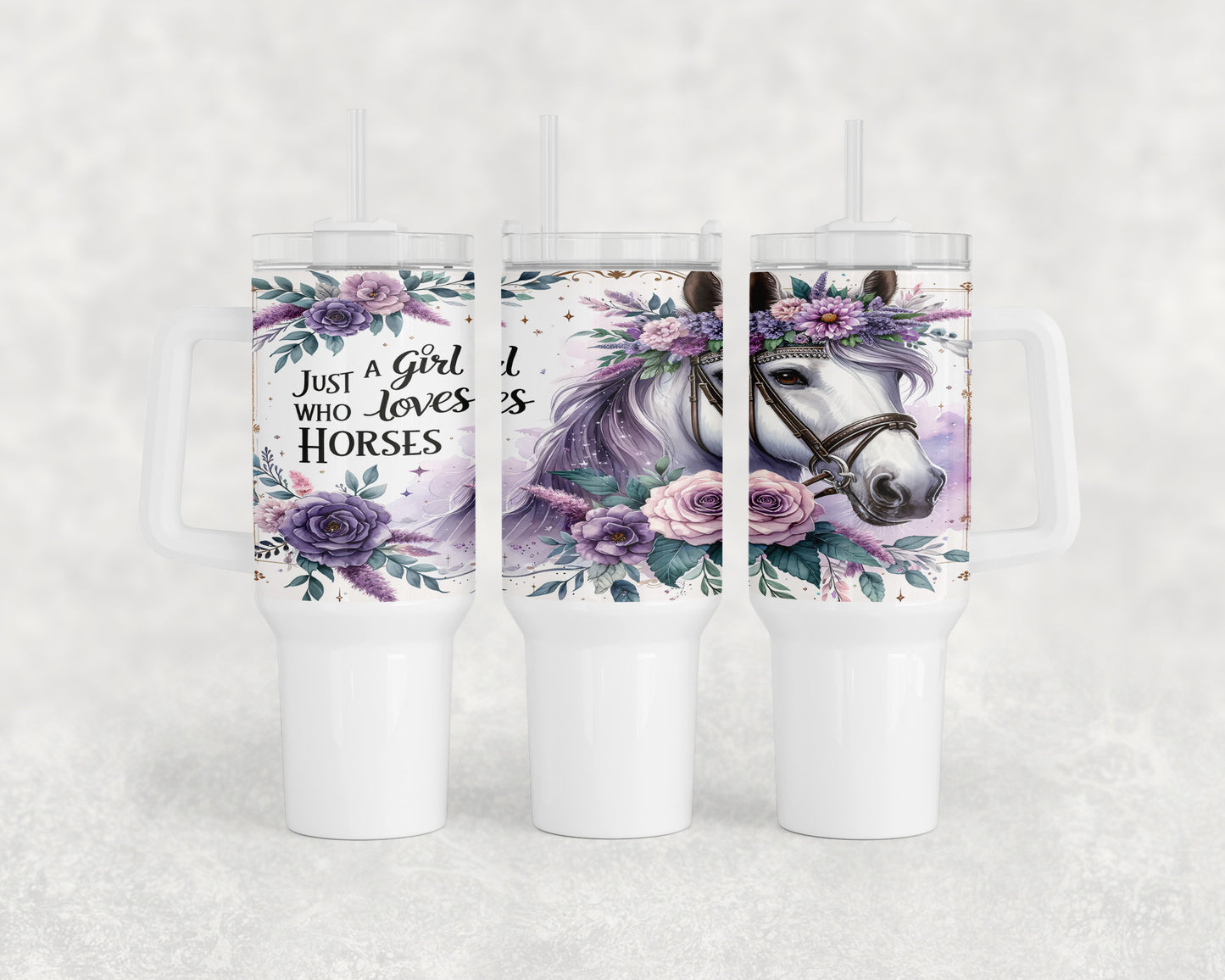 Horses 40oz Tumbler - 151