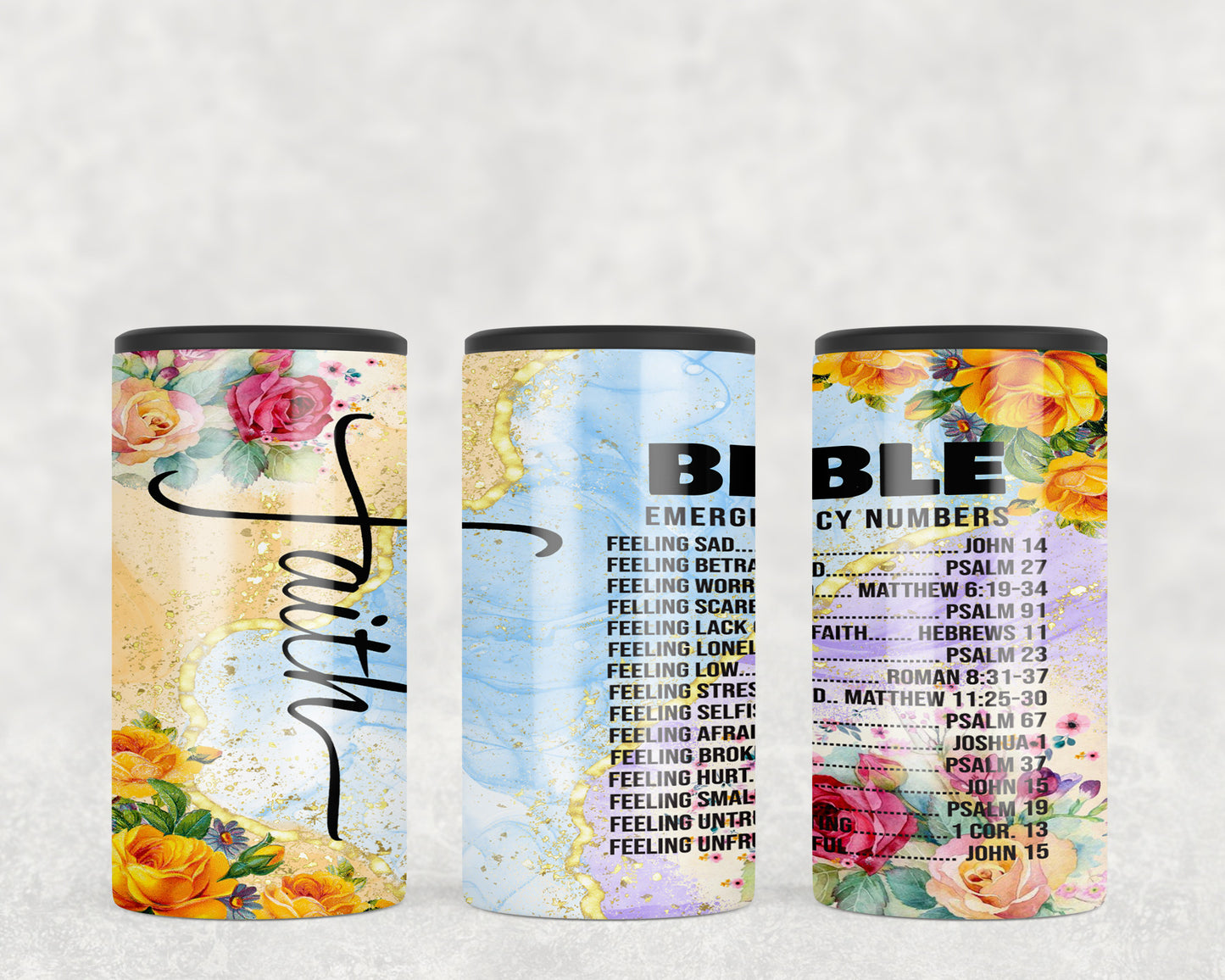 Bible Verse 5-in-1 Can Hugger Tumbler - 1532