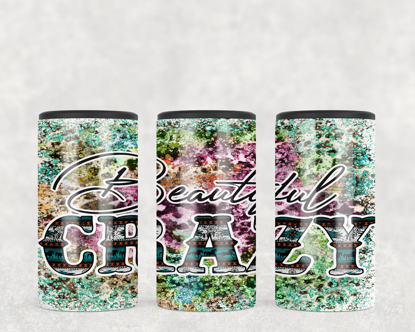 Beautiful Crazy 5-in-1 Can Hugger Tumbler - 1538