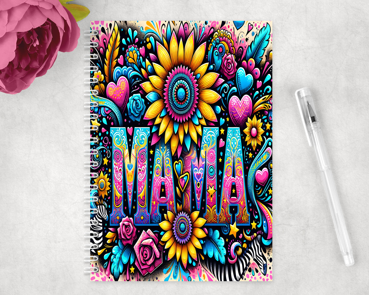 Mama Spiral Lined A5 Journal - 153