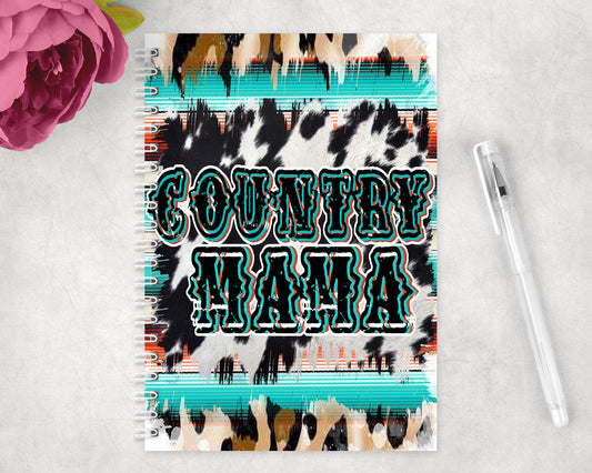 Country Mama Spiral Lined A5 Journal - 1540