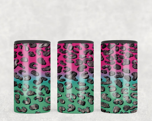 Rainbow Leopard Print 5-in-1 Can Hugger Tumbler - 1546