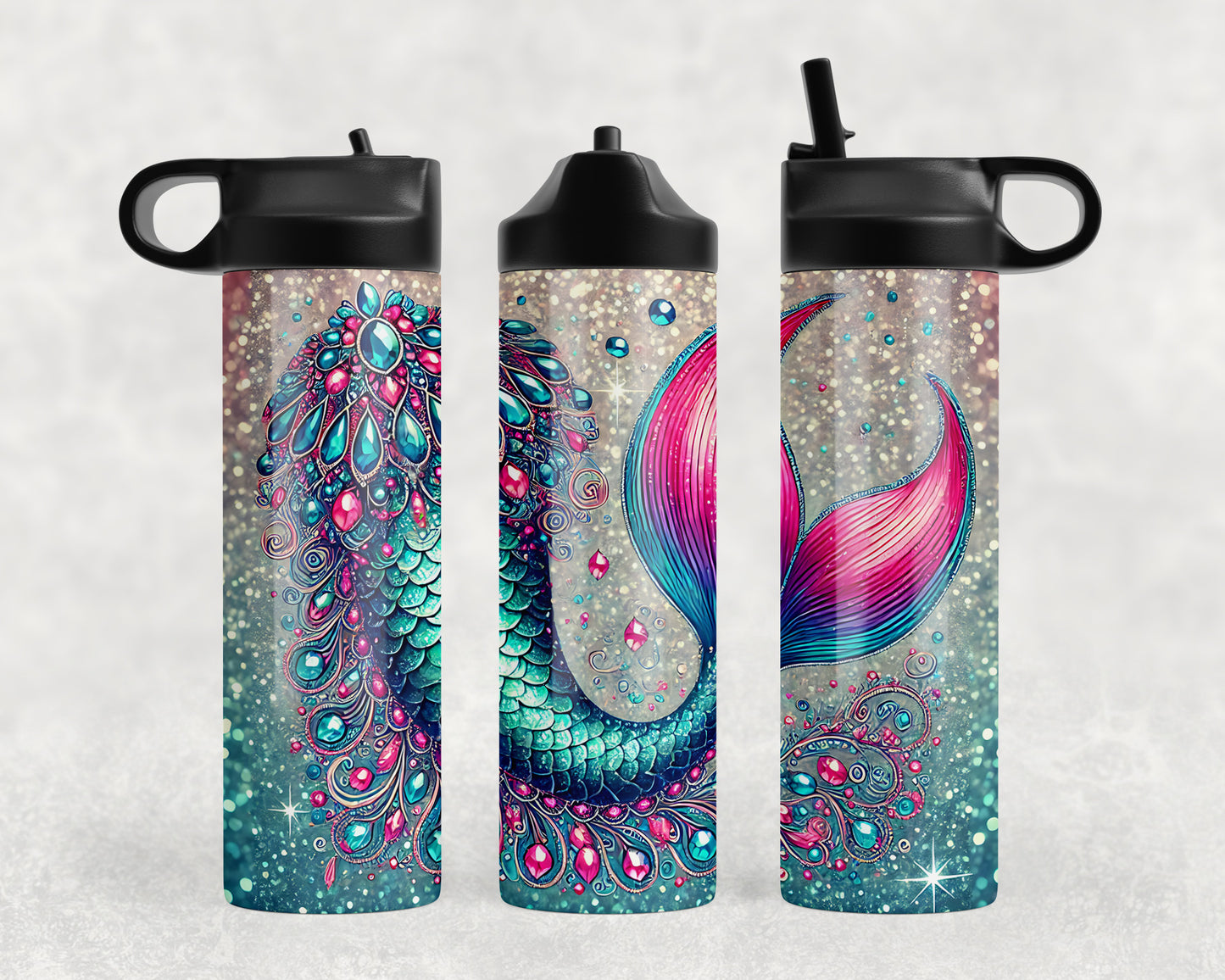 Mermaid Water Bottle - 154