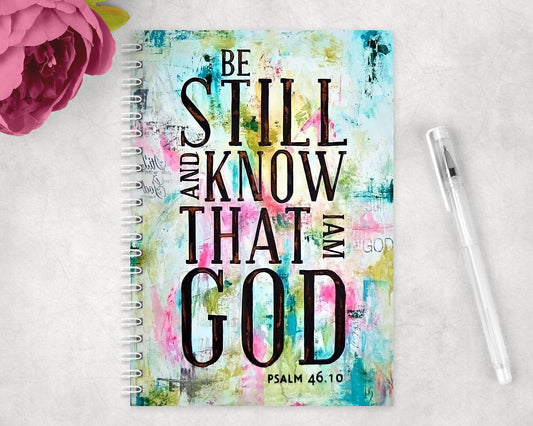 Bible Verse Spiral Lined A5 Journal - 1550