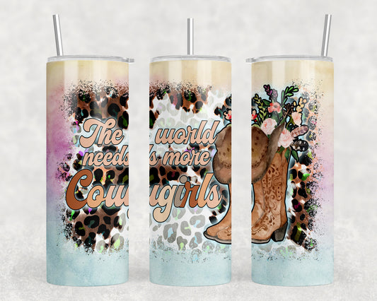 Cowgirls 20oz Skinny Tumbler - 1555