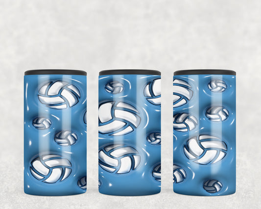 Blue Volleyball Inflated 5-in-1 Can Hugger Tumbler - 1558