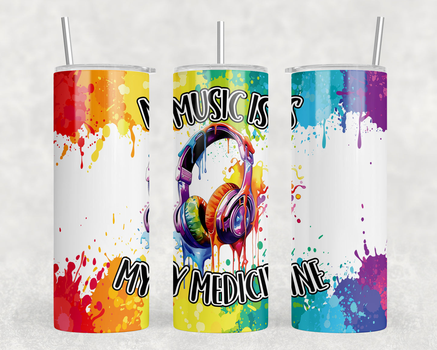 Music 20oz Skinny Tumbler - 155