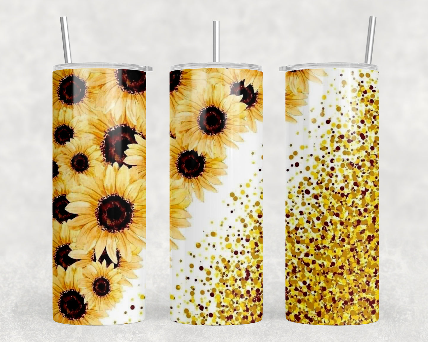 Sunflowers 20oz Skinny Tumbler - 1564