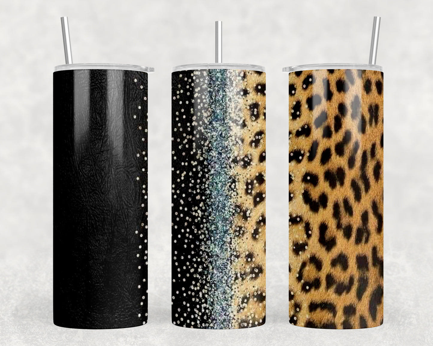 Leopard Print 20oz Skinny Tumbler - 1565